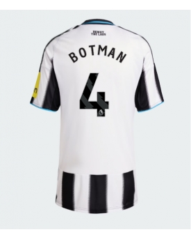 Newcastle United Sven Botman #4 Maglia Gara Casa Repliche 2025-26 Donna Maniche Corte Newcastle United Sven Botman #4 Maglia Gara Casa Repliche 2025-26 Donna Maniche Corte